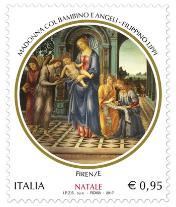 Italian Religious Christmas stamp 2017